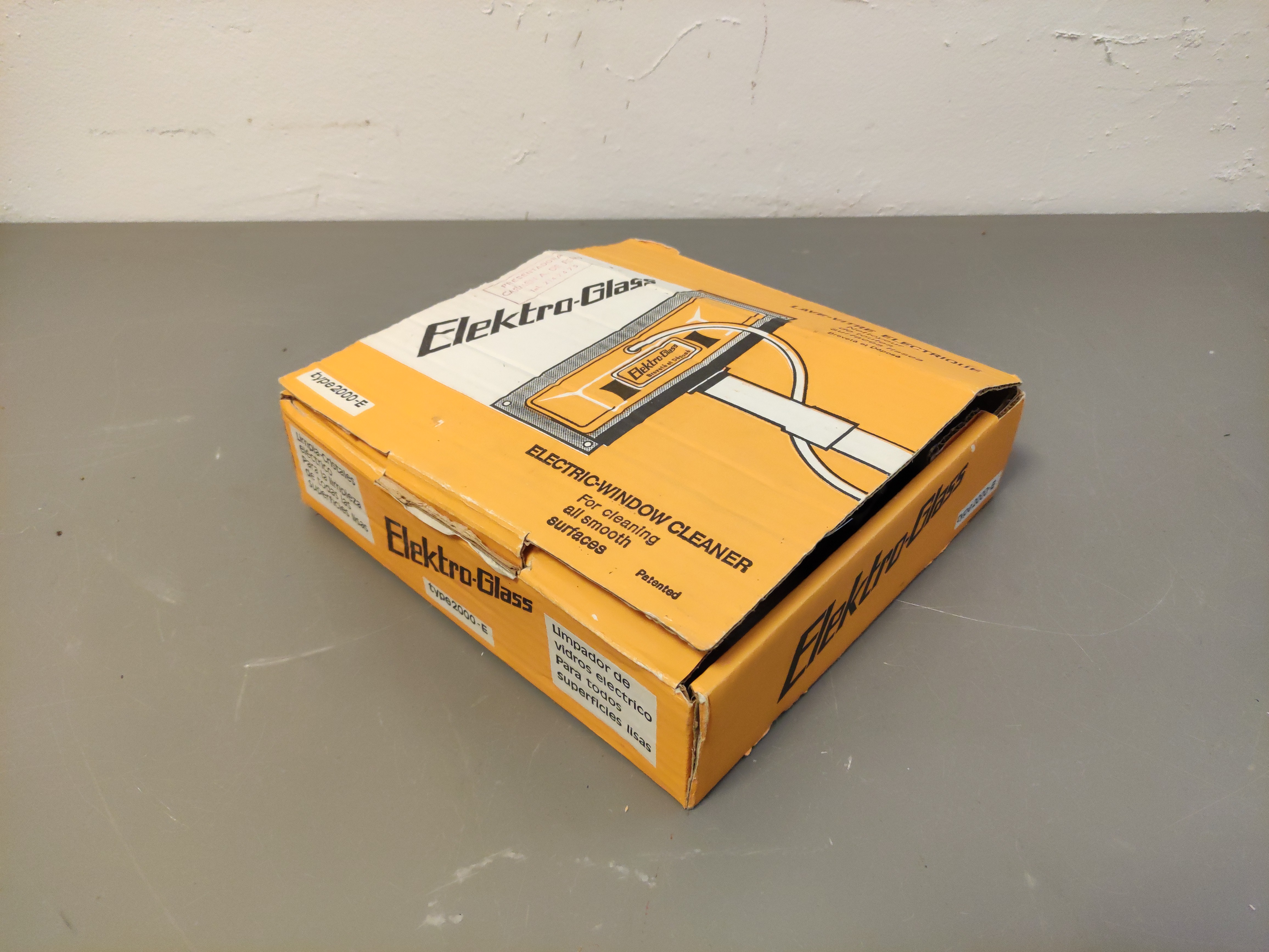 maquina limpieza polvo electroglass+caja 6.2x24x23.5 1u